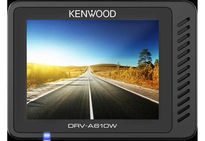 Actual product image Kenwood DRV-A610W 4K UHD DashCam 12/24V/App/ 64GB microSD (Built-in display, GPS receiver, Bluetooth, Built-in microphone, Wi-Fi)