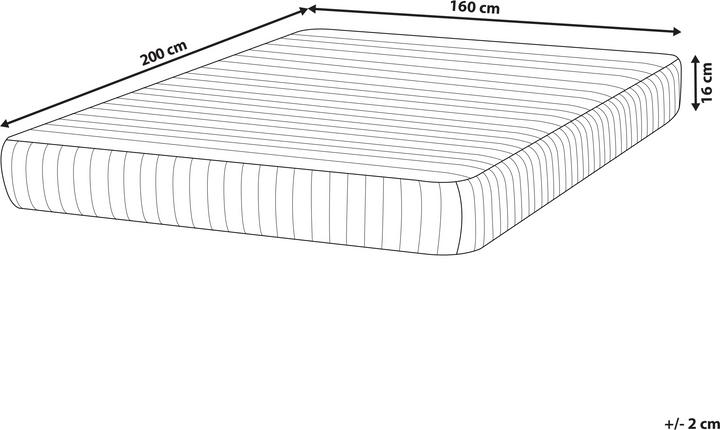 Immagine prodotto Beliani Snoozy (160 x 200 cm, Nucleo della molla)