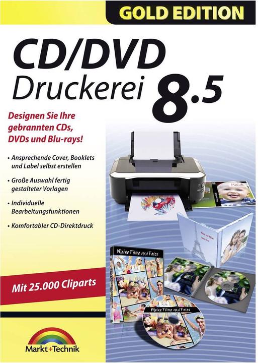 Immagine prodotto Stampante CD/DVD 8.5 Gold Edition (1 Utente, Senza limiti)