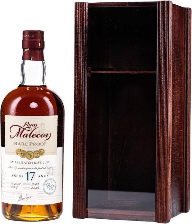 Actual product image Malecon Añejo 17 Años RARE PROOF 2006 in wooden box