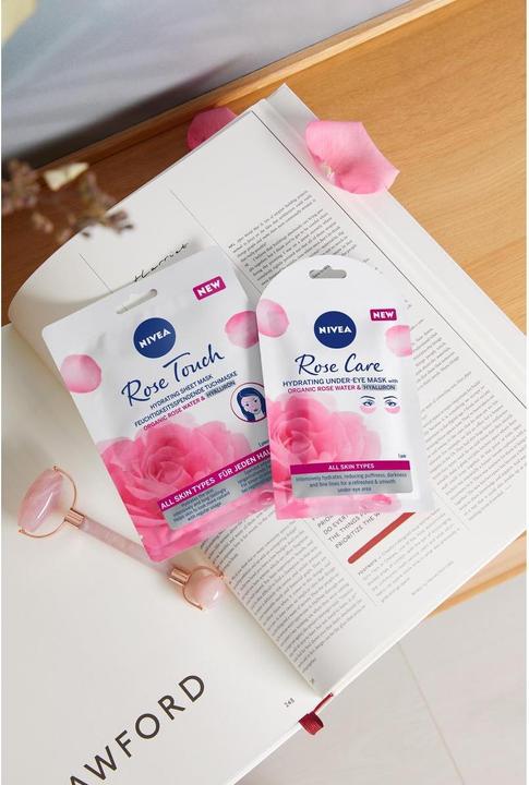 Image du produit NIVEA Rose Touch Masque en tissu hydratant (221 ml)