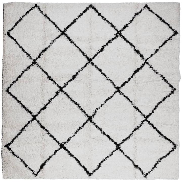 Actual product image VidaXL Shaggy high pile modern carpet (120 x 120 cm)
