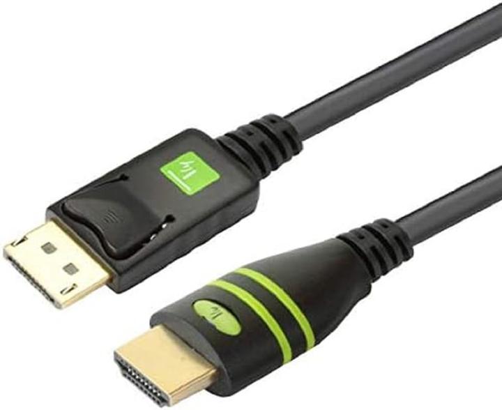 Actual product image Techly DisplayPort — HDMI (Typ A) (3 m, DisplayPort, HDMI)