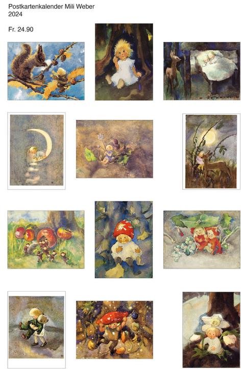 Produktbild Cosa Bildkalender Mili Weber (23 x 27 cm, Harter Einband, Deutsch, Französisch, Italienisch, Englisch)