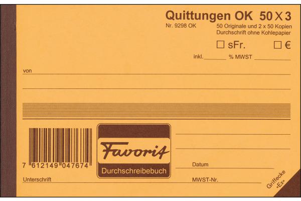 Image du produit Favorit Reçus (150 x)