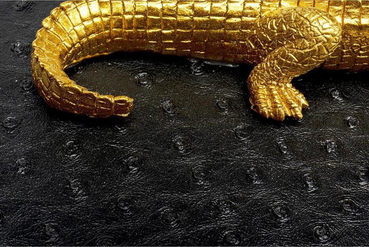 Actual product image Kare Design Box Crocodile Schwarz (2/Set)