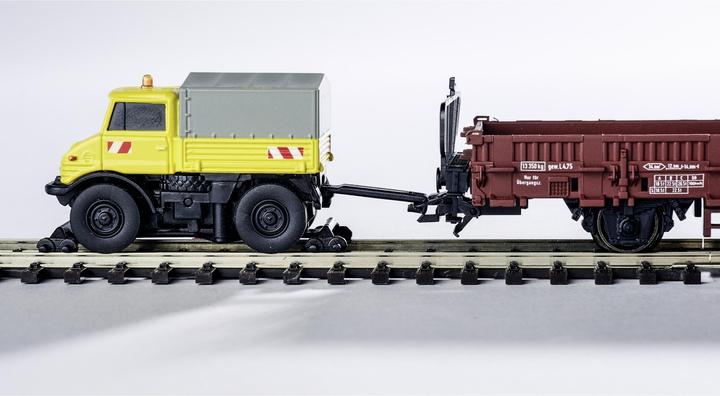 Productafbeelding Carson 1:87 MB Unimog U406 rail-wegvoertuig 100%RTR (RTR Gereed voor gebruik)