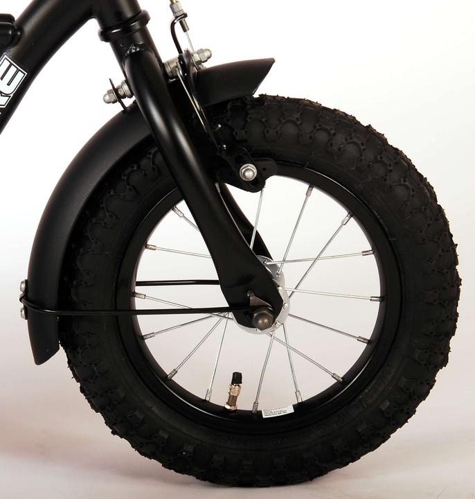 Productafbeelding Volare Zwarte Cruiser kinderfiets - Jongens - 12 inch - Zwart (12")