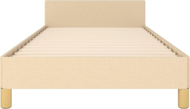 Produktbild VidaXL Bettgestell mit Kopfteil Stoff (120 x 190 cm)