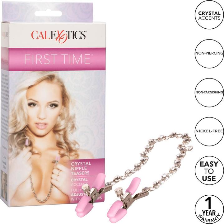Image du produit CalExotics Teasers de tétons en cristal First Time
