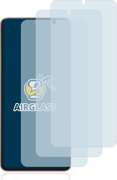 Produktbild BROTECT AirGlass Panzerglasfolie (3 Stück, Samsung Galaxy S21 5G)