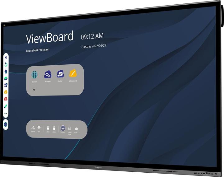 Image du produit Viewsonic IFP7562, 189,2 cm (74.5"), 3840 x 2160 pixels, 4K Ultra HD, 3,5 mm, 15 W, 15 W (3840 x 2160 pixels, 75")
