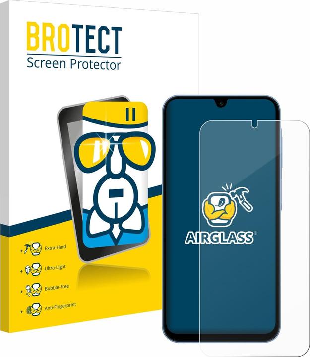 BROTECT Pellicola di vetro antiproiettile AirGlass (1 Pezzo/i, Samsung Galaxy A15)