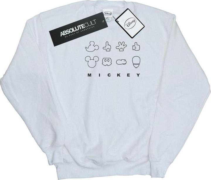 Disney Mickey Mouse Deconstructed Sweatshirt (S)