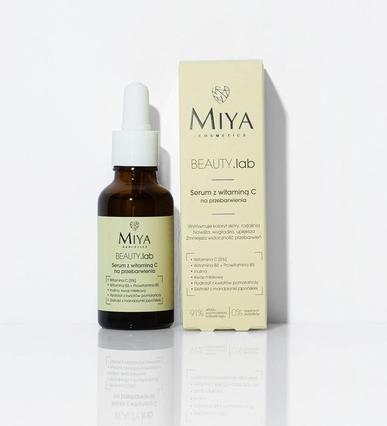 Miya Beauty Lab Siero idratante con vitamina C per le discromie per uniformare il tono della pelle (30 ml)