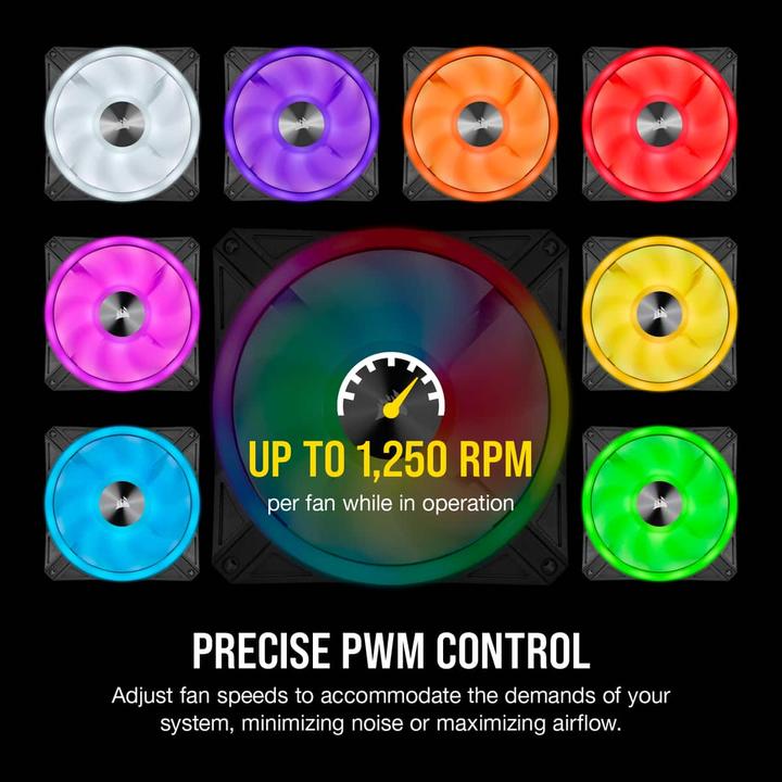 Actual product image Corsair iCUE QL140 RGB (140 mm, 1 x)