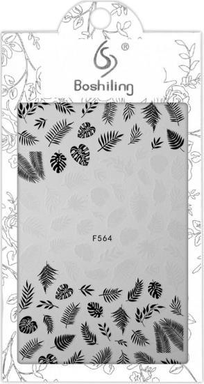 Produktbild Nagellack24 Nail Art Sticker Selbstklebend (Weiss, Schwarz)