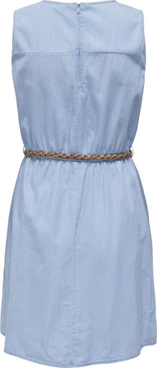 Produktbild Only Normal geschnitten Rundhals Breite Träger Kurzes Kleid Jeanskleid (M)