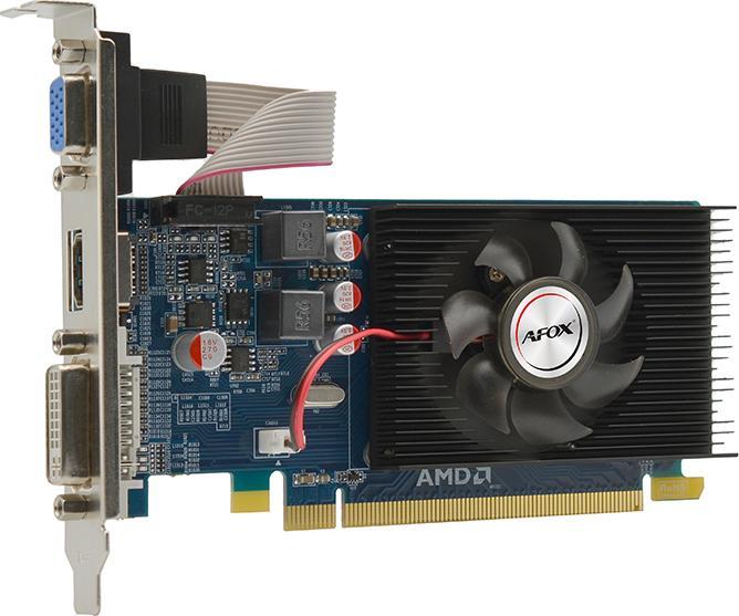 Actual product image AFOX Radeon HD 6450 1GB DDR3 64Bit DVI HDMI VGA LP AF6450-1024D3L9 (1 GB)