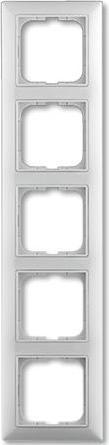 ABB basic55 ram, hvid vuoto, 5 moduler