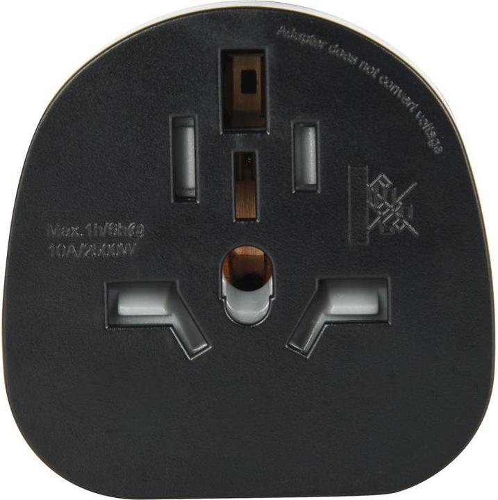 Produktbild Schönenberger Reiseadapter World to Switzerland, schwarz