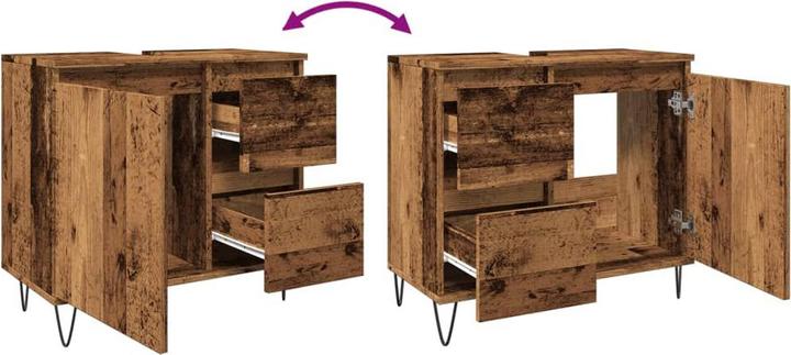 Produktbild VidaXL Waschbeckenunterschrank -Optik (65 x 33 x 60 cm)