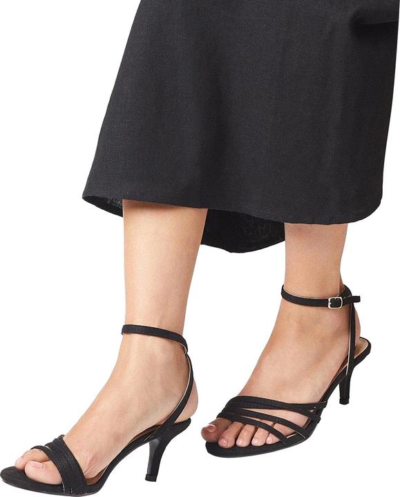 Actual product image Good For The Sole Womens/Ladies Sana Strappy Wide Stiletto Heel Sandals (38)