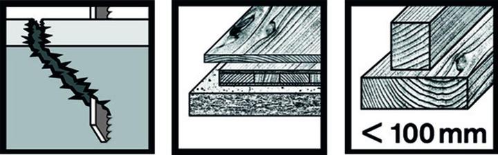 Actual product image Bosch Professional Zubehör Jigsaw blade T 344 D Speed for Wood, 3-pack
