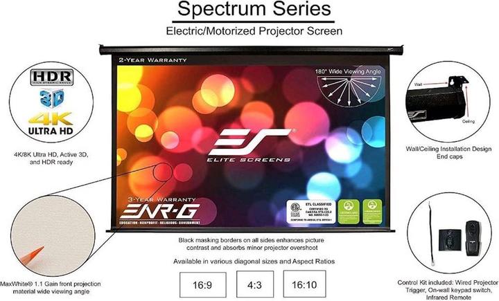 Image du produit Elite Screens Spectrum (125.20", 16:9)
