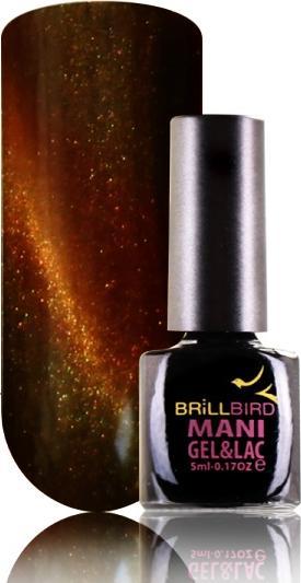 Produktbild BrillBird Cat Eye Gel&Lac “Russian Gold” – 5ml (Gel-Effekt Nagellack)