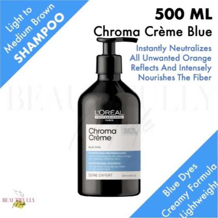 Image du produit L'Oréal Professionnel Série Expert Chroma Crème - Blue (300 ml, Shampoing liquide)