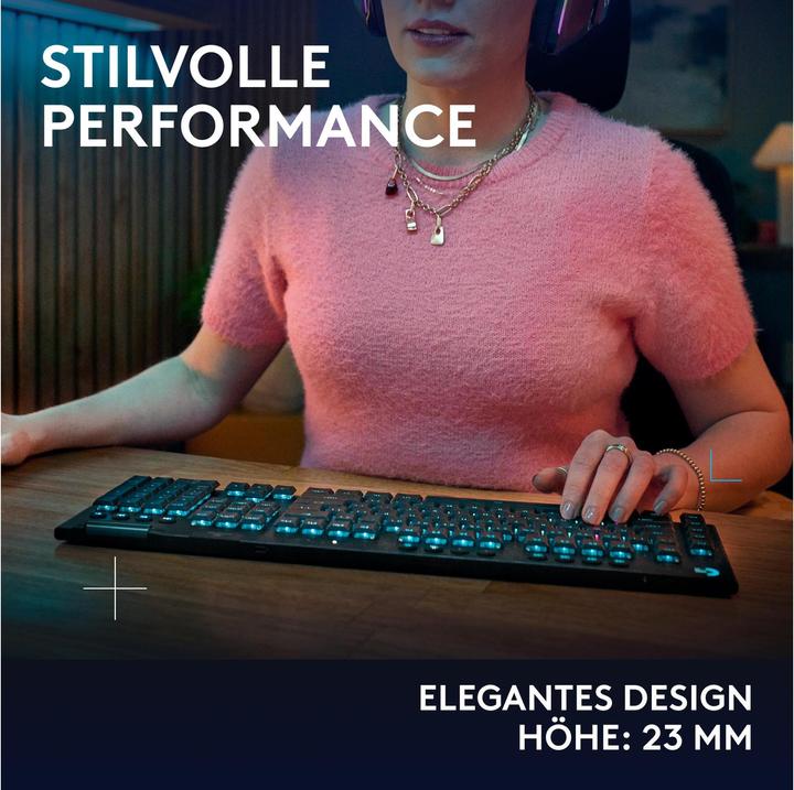 Produktbild Logitech G G915 X Lightspeed (CH, Kabellos, Kabelgebunden)