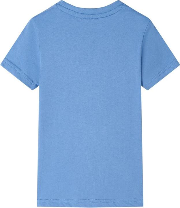 Actual product image VidaXL Children's T-shirt mid blue 92,Material: 100 % cotton,Colour (92)