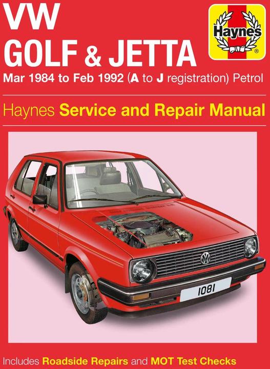 Immagine prodotto VW Golf & Jetta Mk 2 Petrol (Mar 84 - Feb 92) Haynes Repair Manual (Inglese, Pubblicazione di Haynes, 2014)
