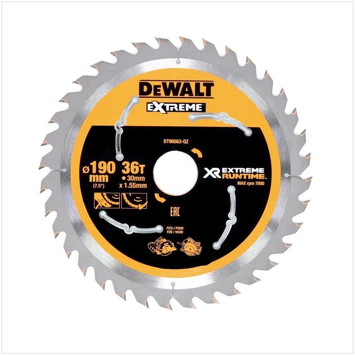 Immagine prodotto DeWalt Lama per sega circolare a mano 190/30mm 36WZ/FZ