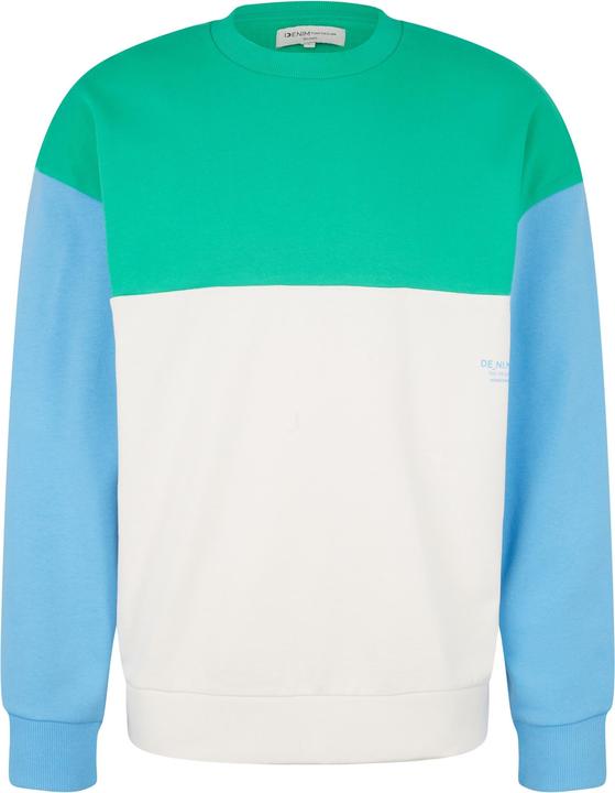 Produktbild Tom Tailor Sweatshirt Pullover ohne Kapuze mit Color-Block (M)