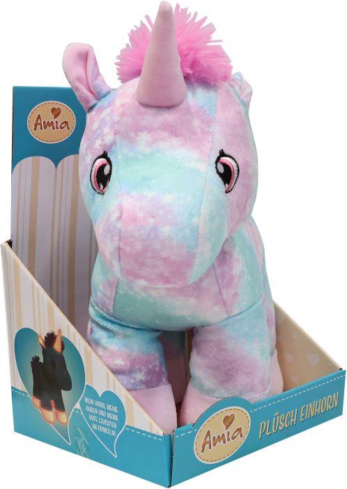 Immagine prodotto Amia Unicorno di peluche che brilla al buio, 30 cm (1.65 cm)