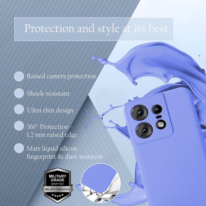 Produktbild Cadorabo Hülle für Motorola Moto Edge 50 Pro im Liquid Case Design (Motorola Edge 50 Pro)