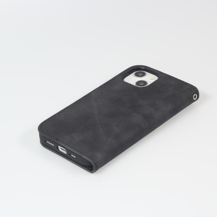 Produktbild PhoneLook Leder Tasche Flip Wallet vintage mit Magnetverschluss und Kartenhalter (Apple iPhone 13)