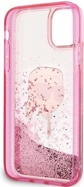 Produktbild Karl Lagerfeld KLHCN61LNKHCP iPhone 11/ XR różowy/pink hardcase Glitter Karl Head (Apple iPhone 11)