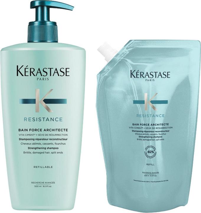 Image du produit Kérastase Resistance Nachfüllset (1000 ml, Shampoing liquide)