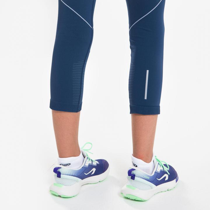 Actual product image Kiprun Lauftights 7/8 Kinder - Comfort 500 marineblau (10, 11, 12)