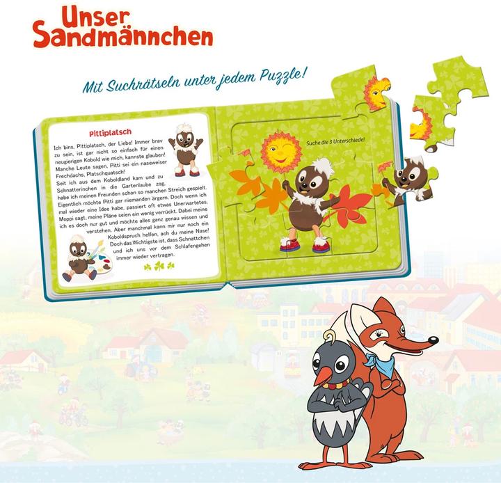 Immagine prodotto Unser Sandmännchen Puzzlebuch mit 4 Puzzle Sandmann (Tedesco, Trötsch Verlag GmbH & Co KG, 2020)