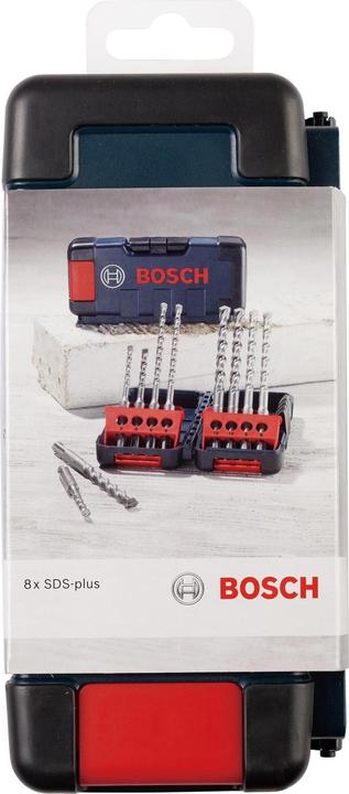 Actual product image Bosch Professional Zubehör 8-piece hammer drill bit set SDS plus-3, Tough Box, 5-10 mm (5,0, 6,0, 8,0)
