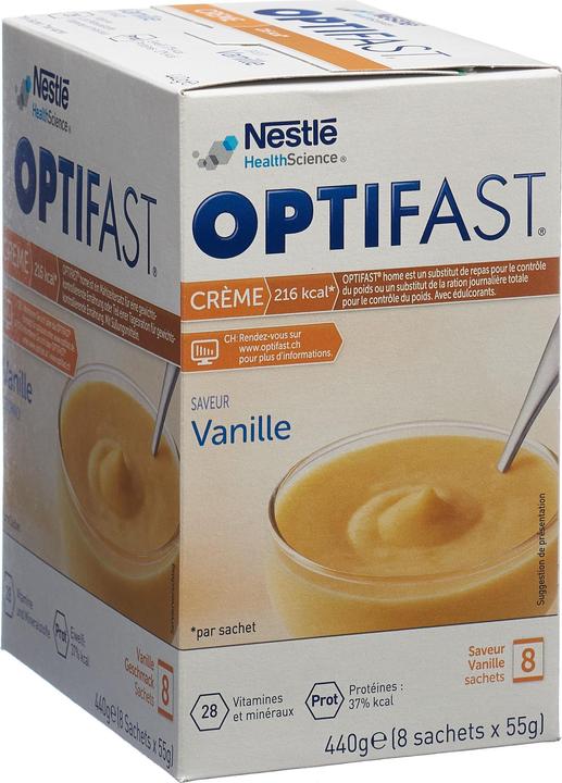 Produktbild Optifast Creme Vanille (Vanille, 8 Stk., 55 g)