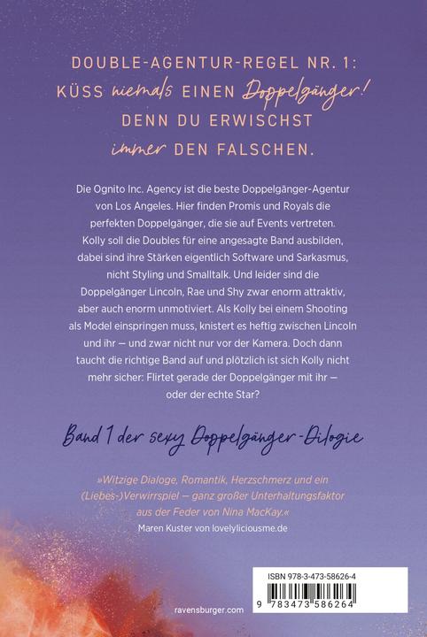 Produktbild Ravensburger Doppelgänger-Agentur, Band 1: Double Crush (Deutsch, Nina MacKay, Andrea Janas, 2023)
