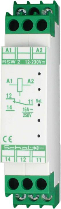 Immagine prodotto Schalk SCHAL RSW 2 relè di commutazione 12-230V UC 1 commutatore 250V/16A