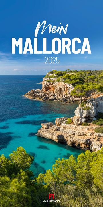 Actual product image My Mallorca Calendar 2025 (33 x 66 cm, Hardcover, German)