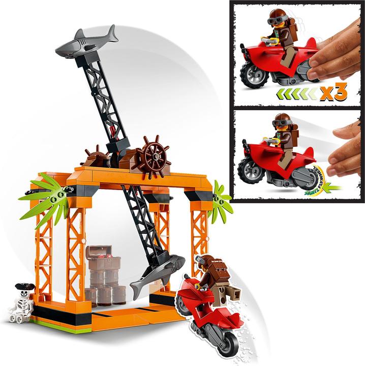 Image du produit LEGO Défi cascade attaque de requin (60342, LEGO City)