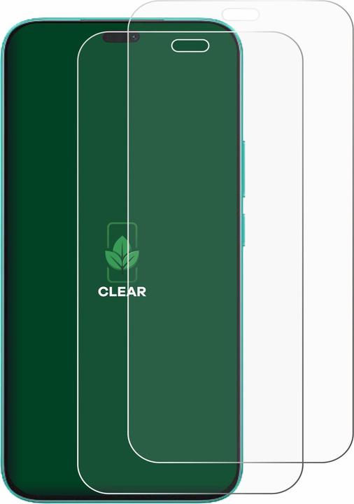 Actual product image ScreenLeaf Screen Protector sustainable Screen Protection, clear, anti-scratch (2 Piece, Honor X8)